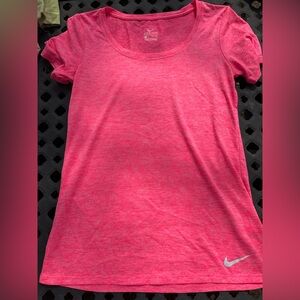 Nike Hot Pink Heather Performance Tee